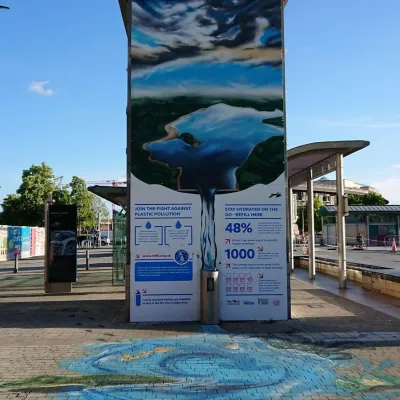 Tap Into Bristol water fountain, artwork by Jody Thomas - 2015