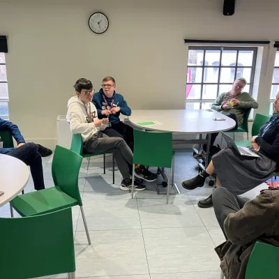 A session with Samantha from We The Curious and the students from Weston College 