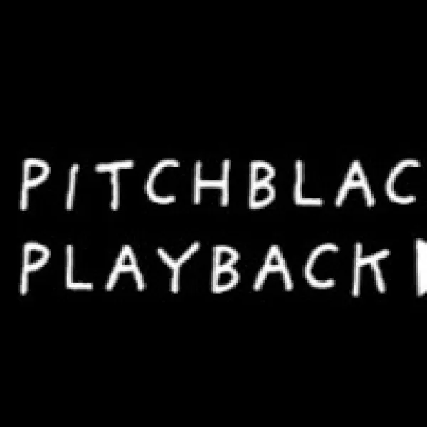 A black background with the words Pitchblack Playback in white